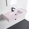 Pink Bathroom Sink, Ceramic